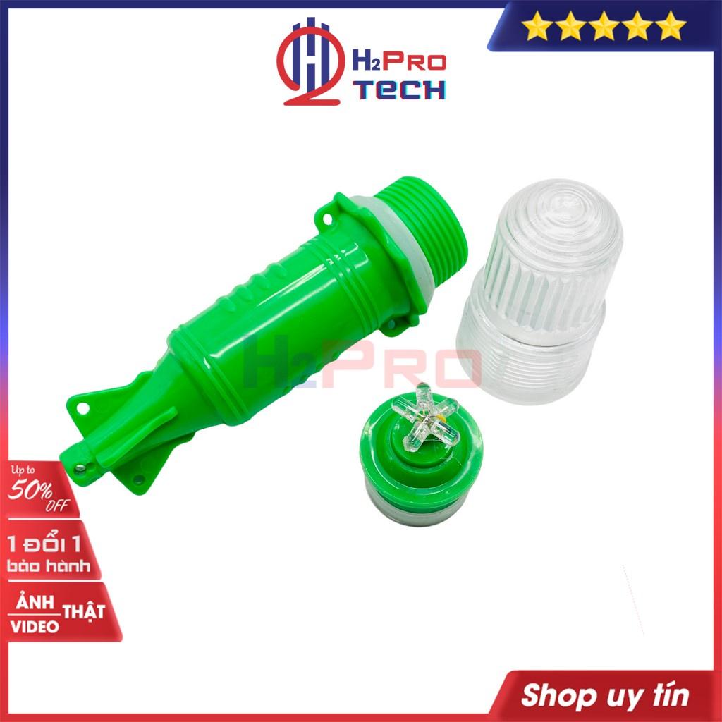 Đèn Chớp Cảnh Báo, Đèn Báo Hiệu Tàu Biển H2pro Vỏ Xanh-Nháy Xanh Cao Cấp, Thu Hút Khách Hàng -H2Pro Tech