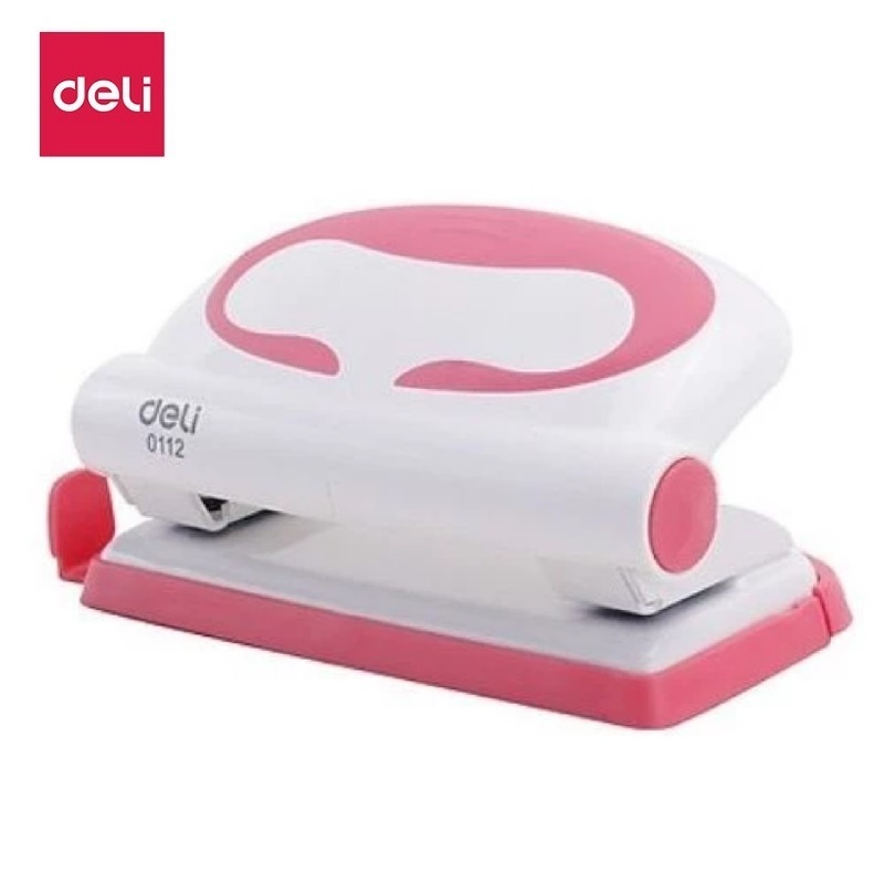 Máy đục lỗ Deli 0112 I Đục 2 lỗ 10 tờ / lần Deli E0112