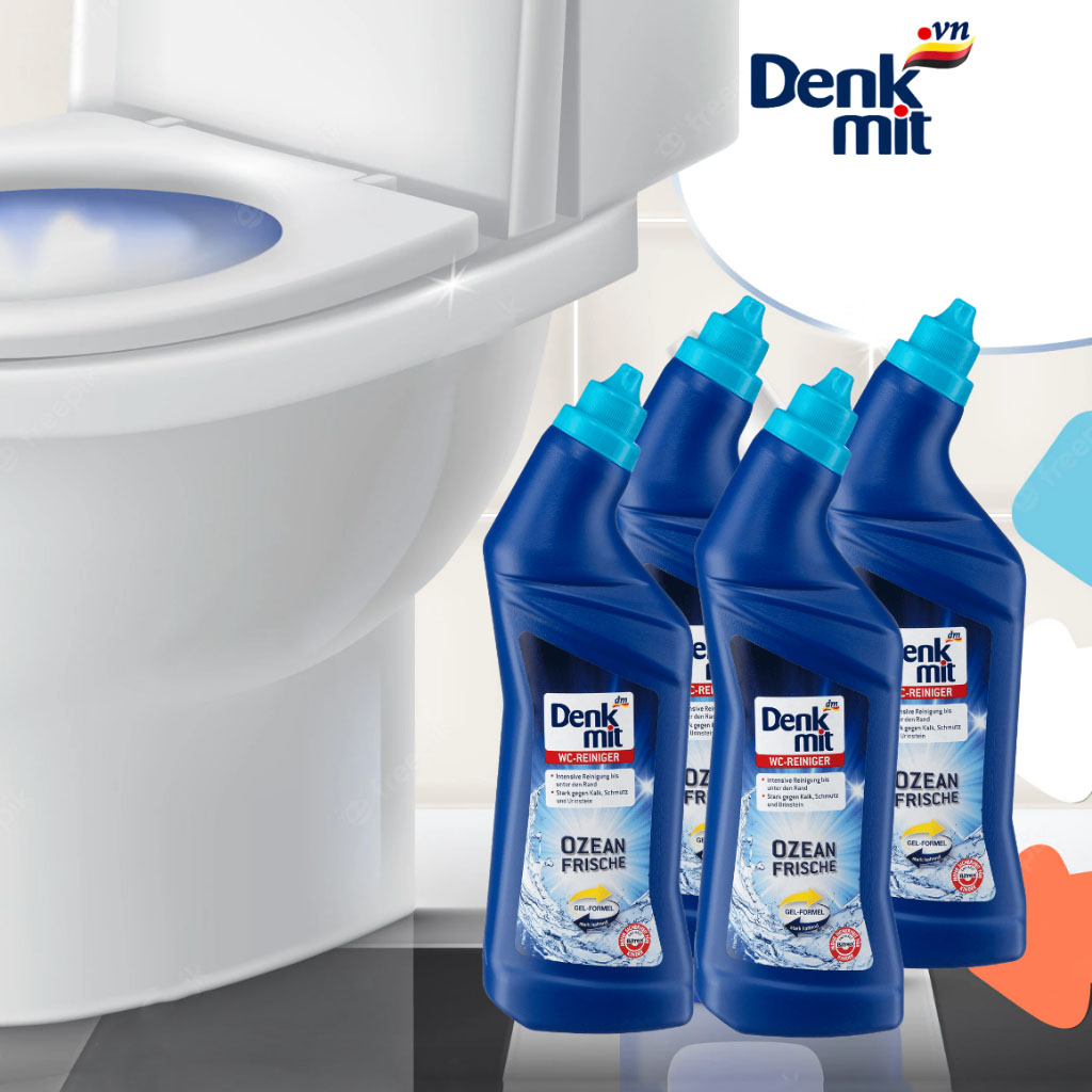 Dung dịch tẩy bồn cầu Denkmit WC Reiniger Ozean Frische Đức 1 Lít