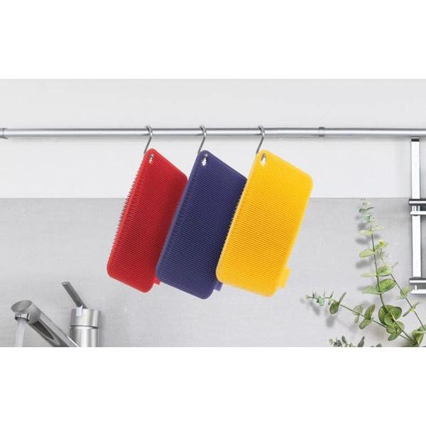 Miếng Rửa Bát Silicon Sillymann Hàn Quốc, BPA Free, Rửa Sạch, An Toàn Với Nồi Chảo Chống Dính, Nhập Đức
