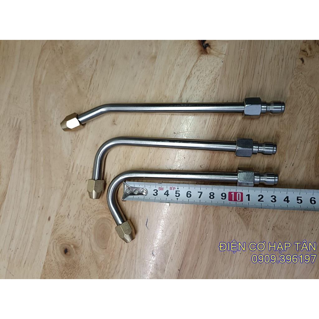 Cần béc xịt rửa xe NGẮN 13CM , vệ sinh máy lạnh , máy giặt 45_90_120 độ