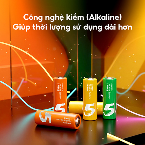 Pin kiềm Cuktech Alkaline 1.5V AA LR6/AAA LR03 (12 viên AA/12 viên AAA) - Hàng chính hãng