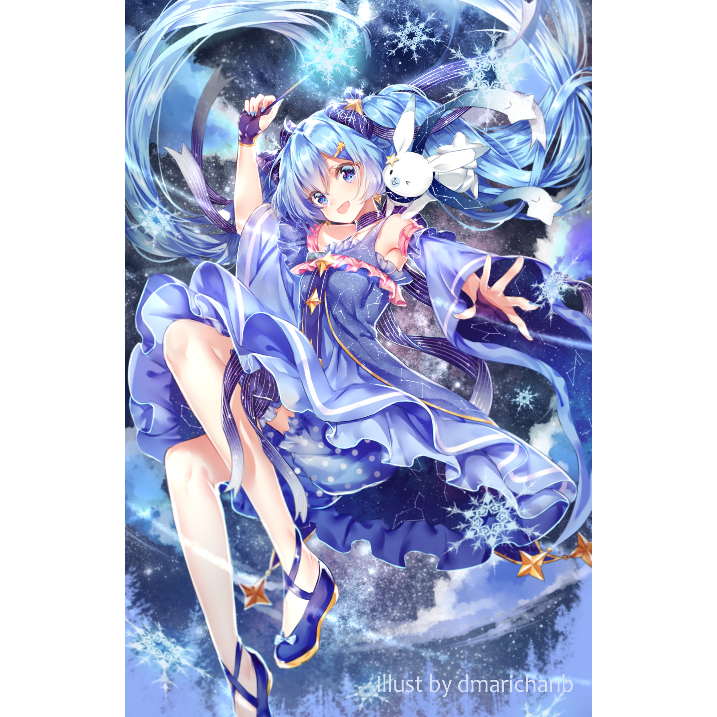 COMBO 10 TẤM POSTER A4 Hatsune Miku KHÁC NHAU