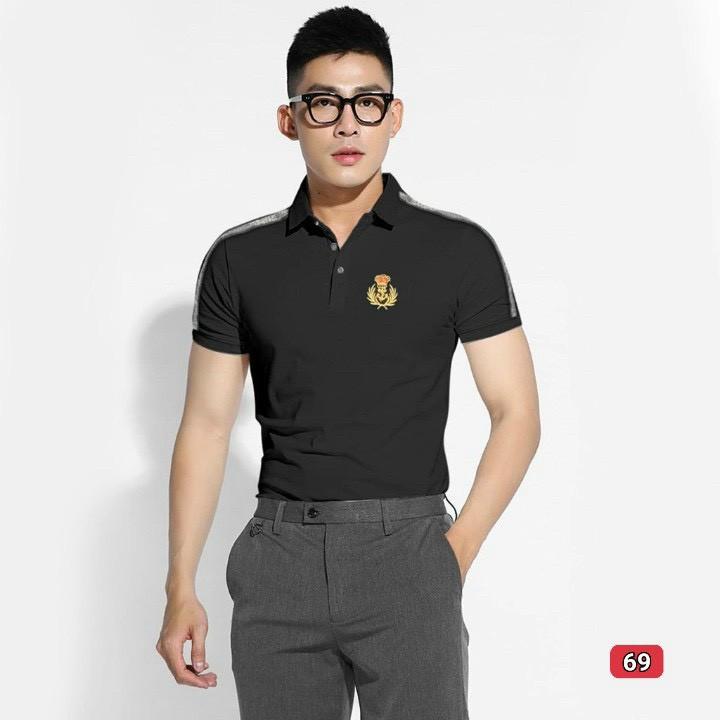 Áo thun nam cao cấp murad_fashion, áo phông nam màu đen thêu logo đẹp phong cách thời trang nam 2021 atn69