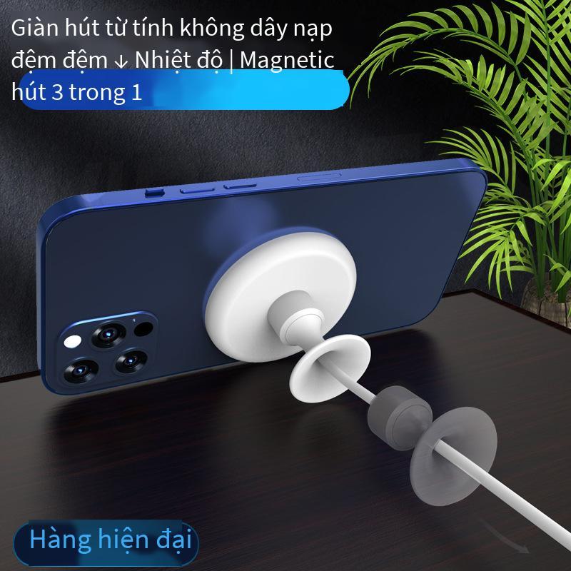 Đảm bảo chất lượng 15W sạc nhanh 3 trong 1 hút nam châm sạc không dây iphone13 14 đế sạc máy tính để bàn lười chân đế tản nhiệt