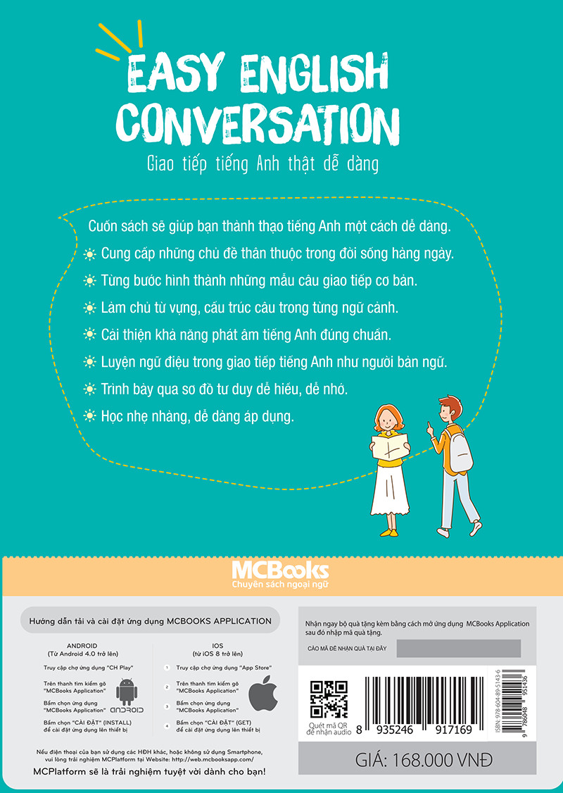 Giao Tiếp Tiếng Anh Thật Dễ Dàng - Easy English Conversation ( tặng kèm bookmark )