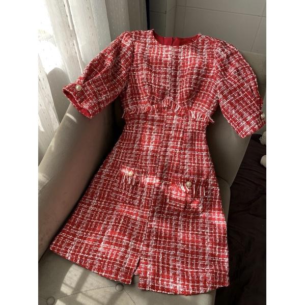 Luna Dress| đầm Tweed cao cấp tay ngắn Story.clothes thời trang nữ