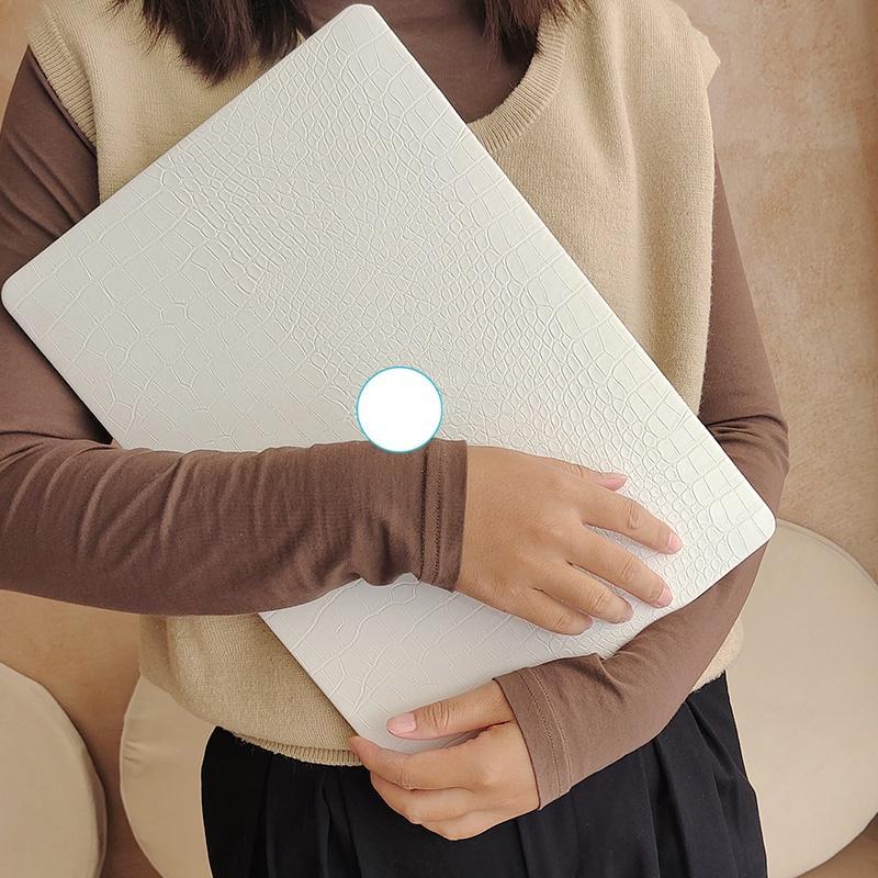 Ốp Lưng Da Cá Sấu Cho M2 Macbook Pro13 A2338 Touch Bar A2289 A2251 A1706 A1989 Air13 M1 A2179 A2337 A1932 Pro14