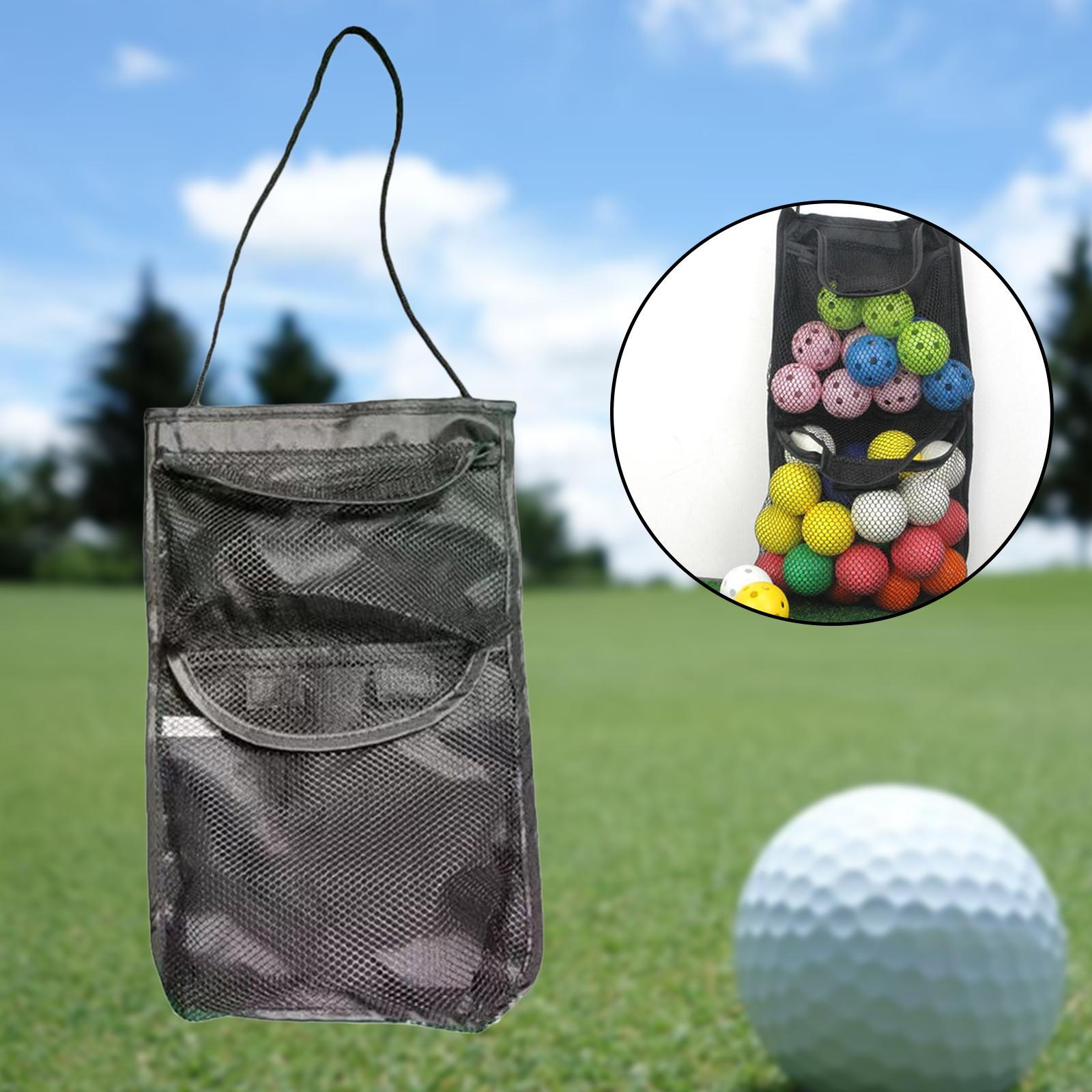 Golf Ball Bag, Golf Ball Mesh Bag, Lightweight, Golf Pouch Net Pouch, Golf Ball Storage, Bag for Washing Toys Fitness Diving