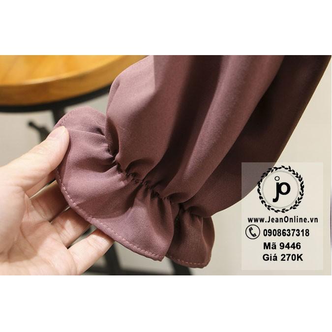 Bigsize Nữ - Áo Sơ Mi Cột Nơ Cổ