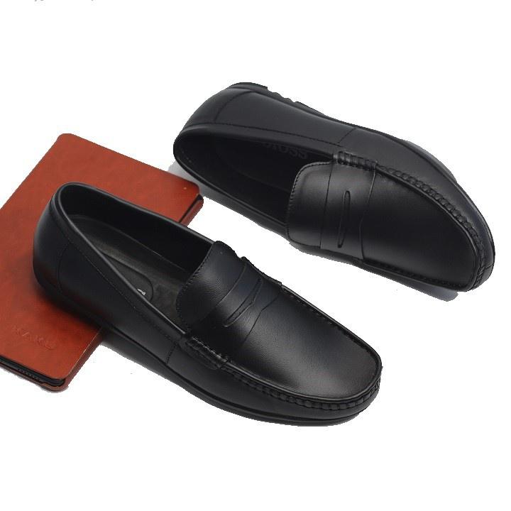 Giày lười nam da bò cao cấp, giày chất lượng, đẹp BH 12 tháng