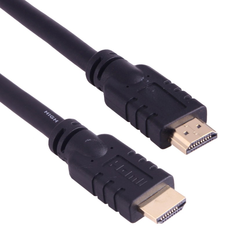 Dây HDMI Tròn Đen 1.5m Hỗ trợ nhiều loại tín hiệu và nhiều độ phân giải khác nhau