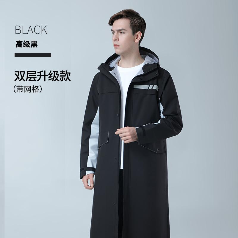 Giá thấp nhất áo mưa thân dài chống bão áo mưa nam một mảnh dày dặn chống thấm nước dành cho người lớn ngoài trời xe điện đơn áo mưa