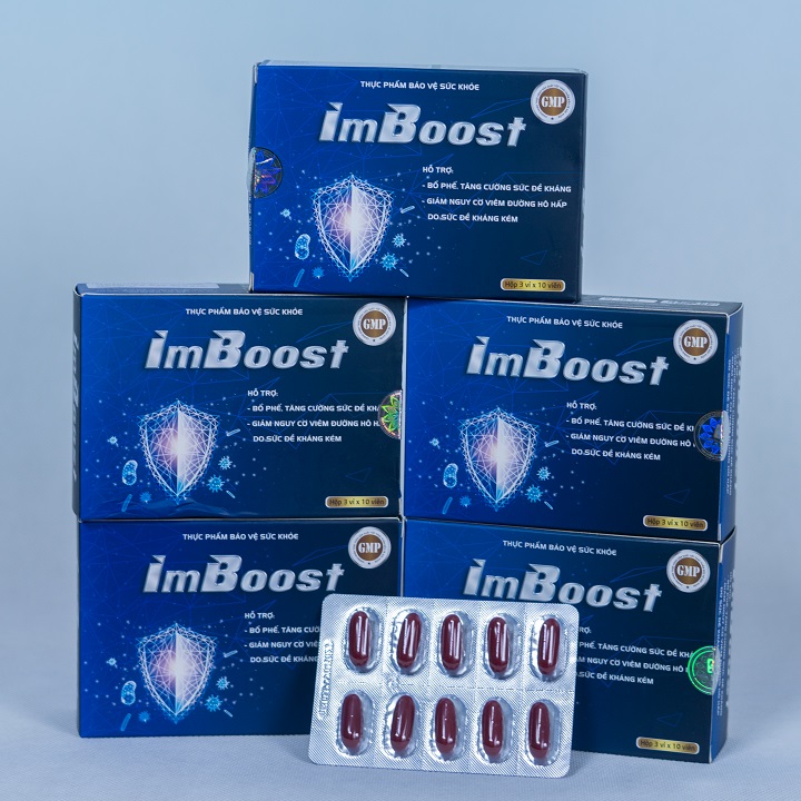 Imboost Tăng cường sức đề kháng Liệu Trình 1 Tháng 4 Hộp