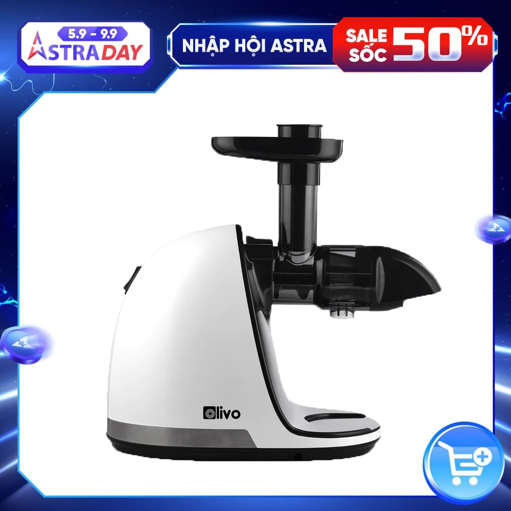 Máy Ép Hoa Quả Olivo SJ22 - Máy Ép Trục Ngang Cao Cấp - Công Suất 150W - Thương Hiệu Mỹ - Hàng Chính Hãng