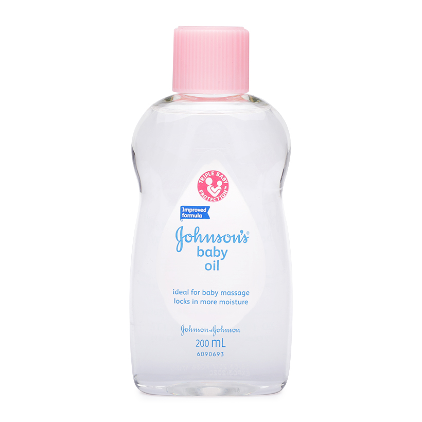 Dầu mát-xa và dưỡng ẩm Johnson Baby Oil (200ml)