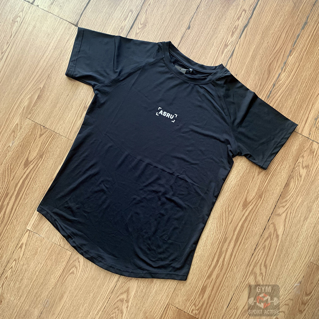 Áo thun nam thể thao áo thun tập gym nam t shirt ASRV thun lạnh 4 chiều phom ôm nhẹ tôn dáng trẻ trung