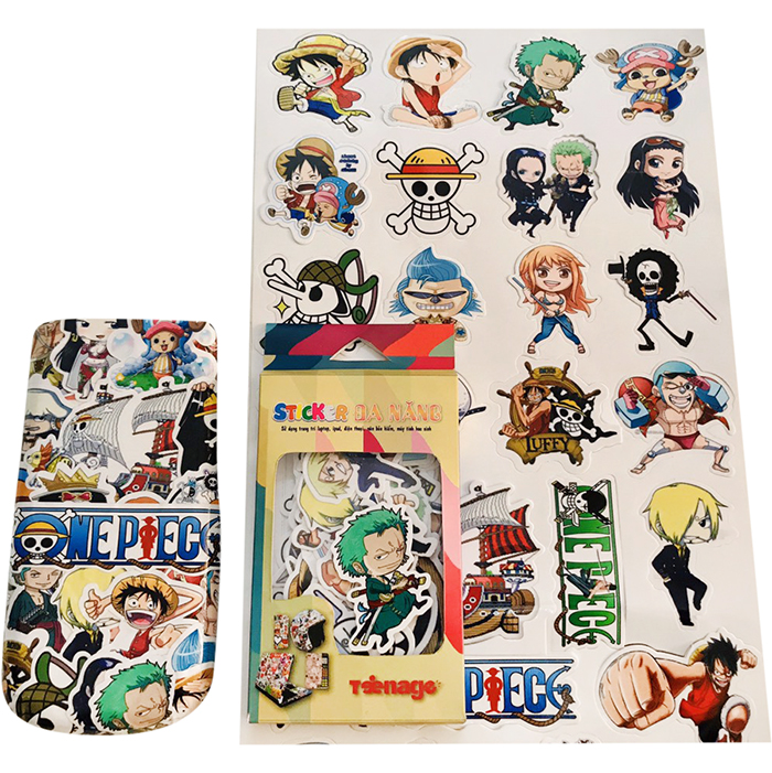 Sticker Casiofx Đa Năng One Piece Cực Ngầu 005 (40 Hình)