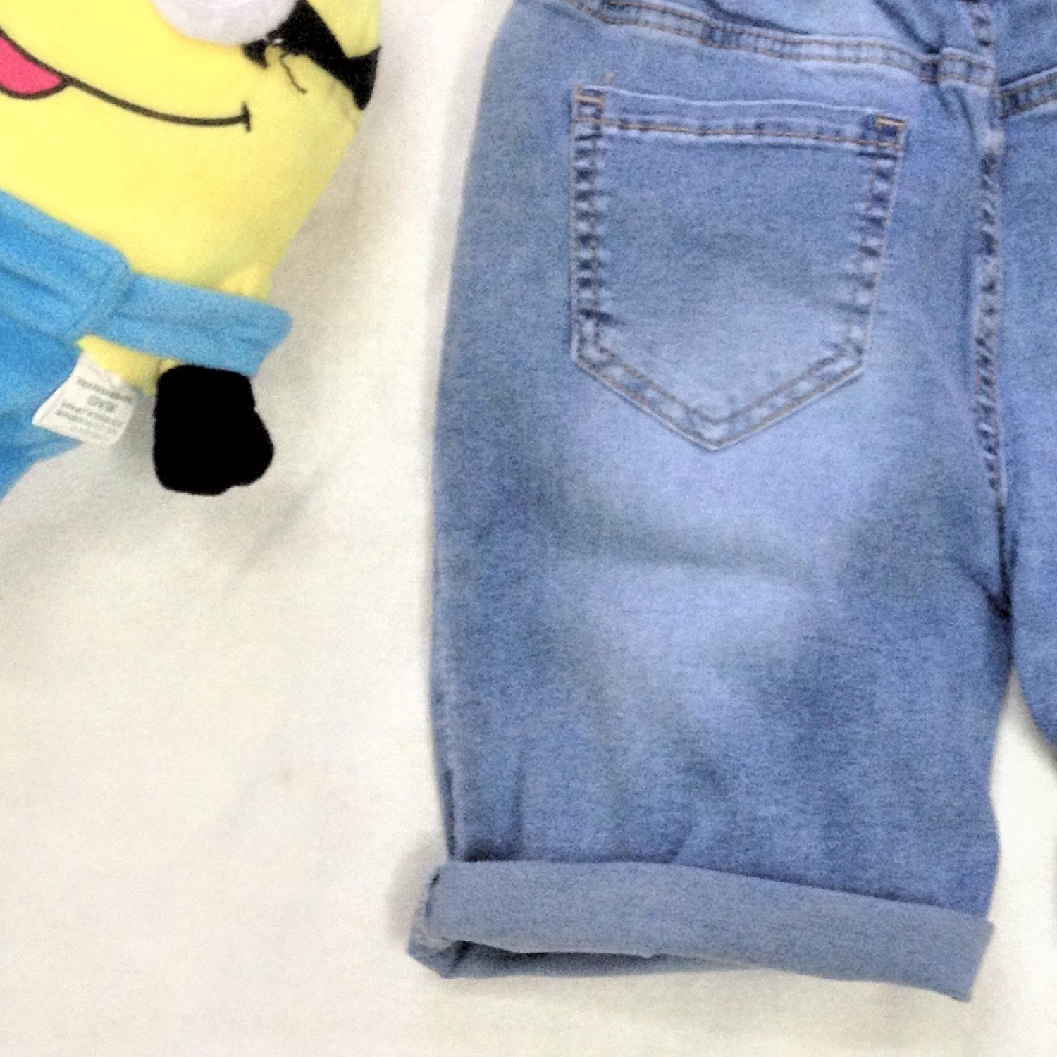 Q00002316 Quần Jean lửng bé trai đẹp, dáng ôm body, co giãn tốt, từ 4-8 tuổi