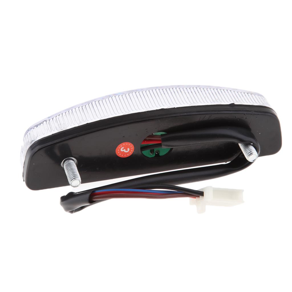 Universal Motorbike Cafe Racer Red LED Rear Tail Light Indicator Brake Lamp