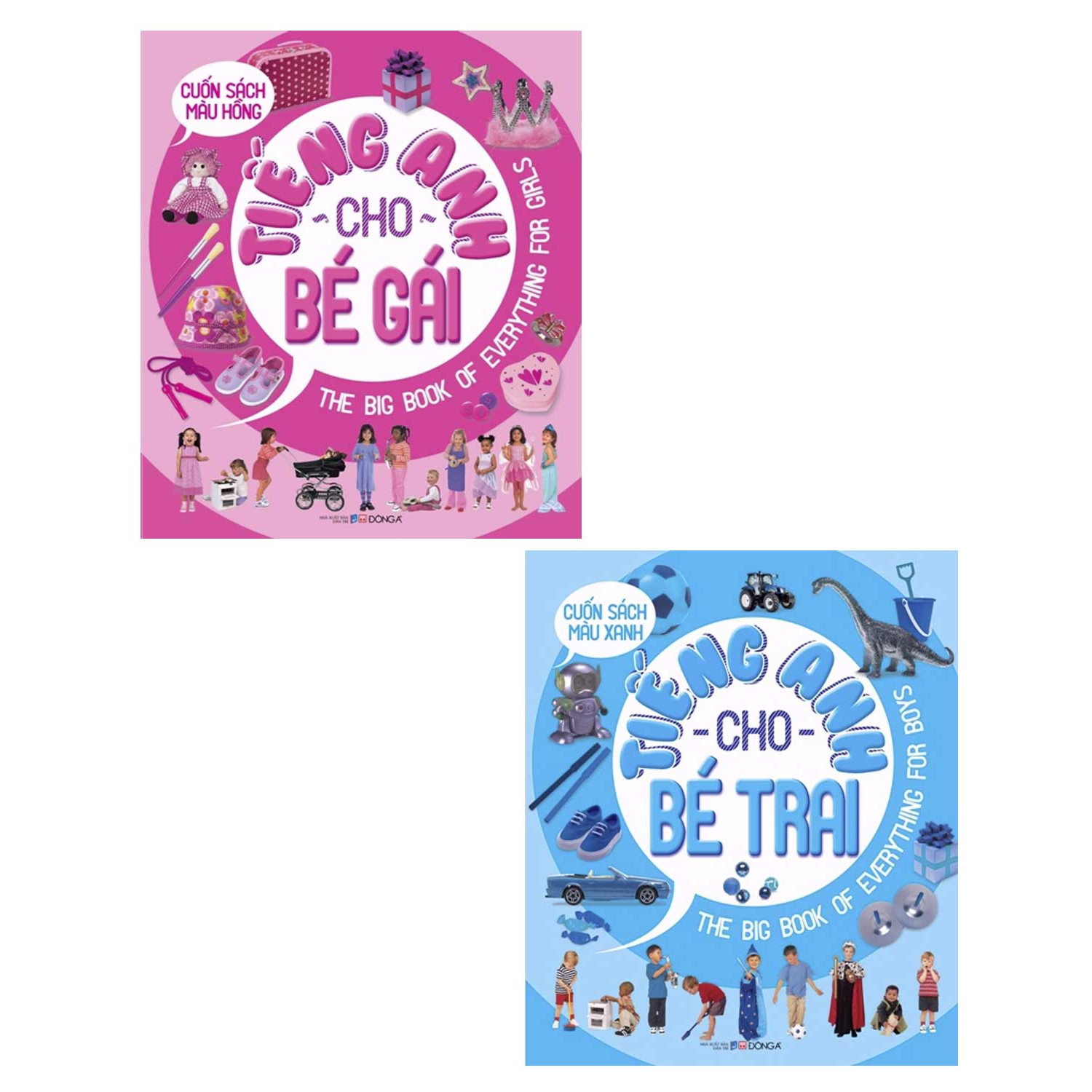 Combo Tiếng Anh Cho Bé Trai Và Bé Gái
