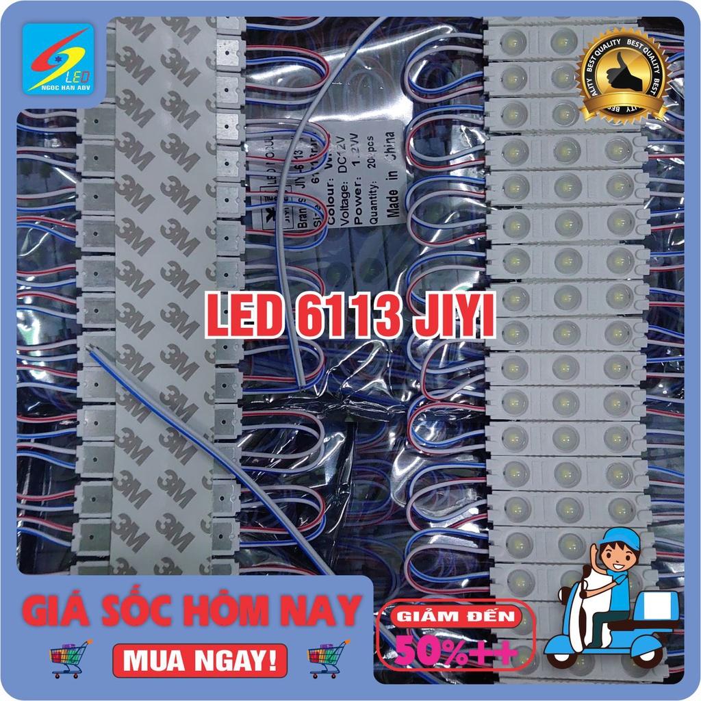 Led hắt 3 bóng mắt lồi 6113 hãng JIYI chống nước dây 20 thanh (60 bóng)