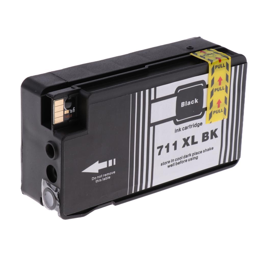 Ink Cartridges 711XL Replacement for HP T120 24-in ePrinter Black