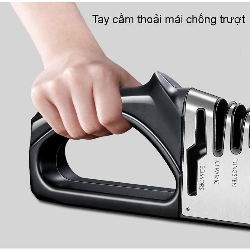 Dụng Cụ Mài Dao Kéo 4 Loại Có Tay Cầm 20Cm Chất Liệu Cao Cấp Mài Được Tất Cả Mọi Loại Dao Giúp Cho Dao Kéo Sắc Nhọn