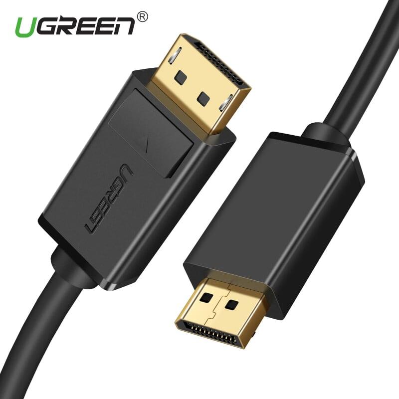 Ugreen UG10244DP102TK 1M Màu Đen Cáp 2 Đầu Displayport chuẩn V1.2 thuần đồng - HÀNG CHÍNH HÃNG