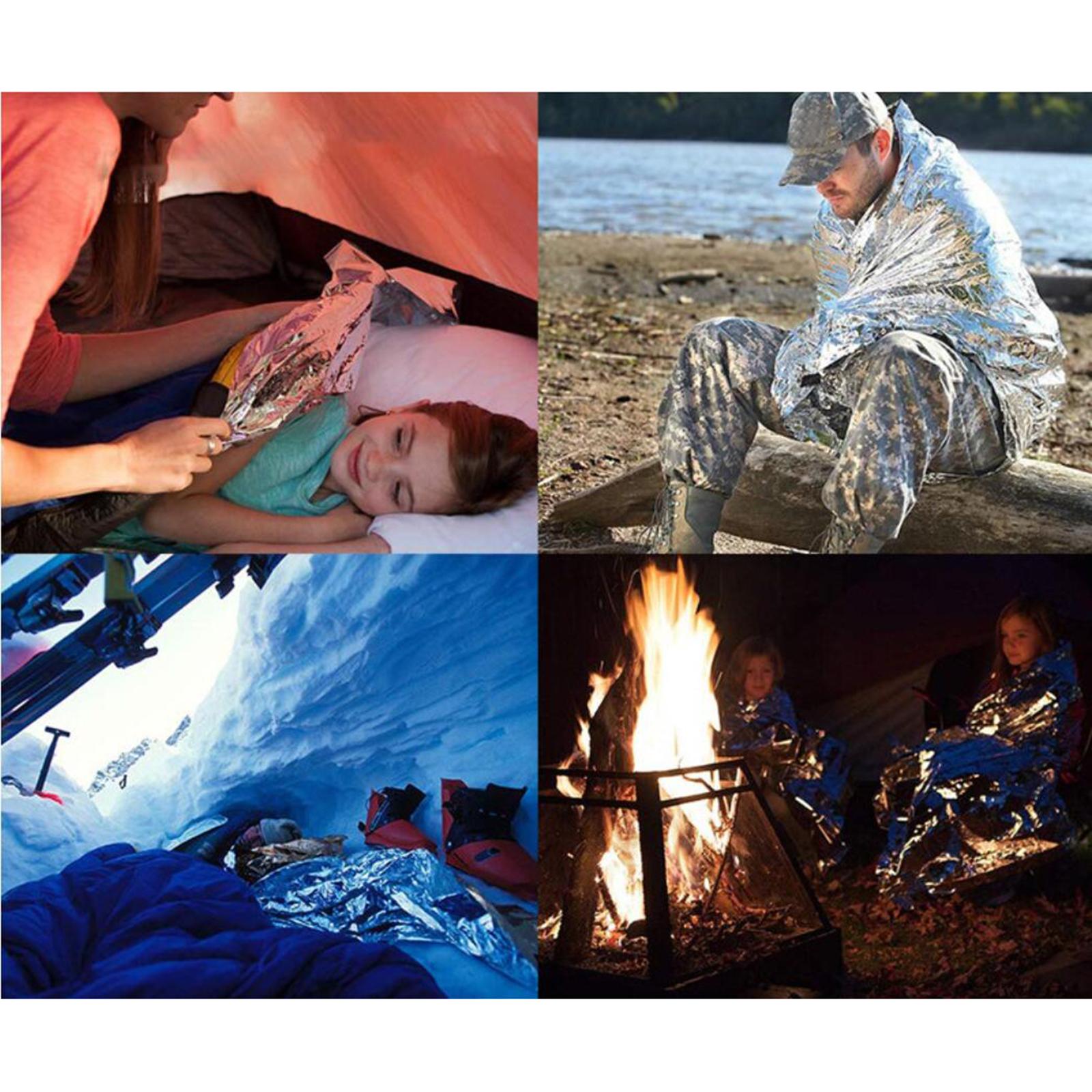 Waterproof Emergency Blankets Keep Warm First Aid Gear