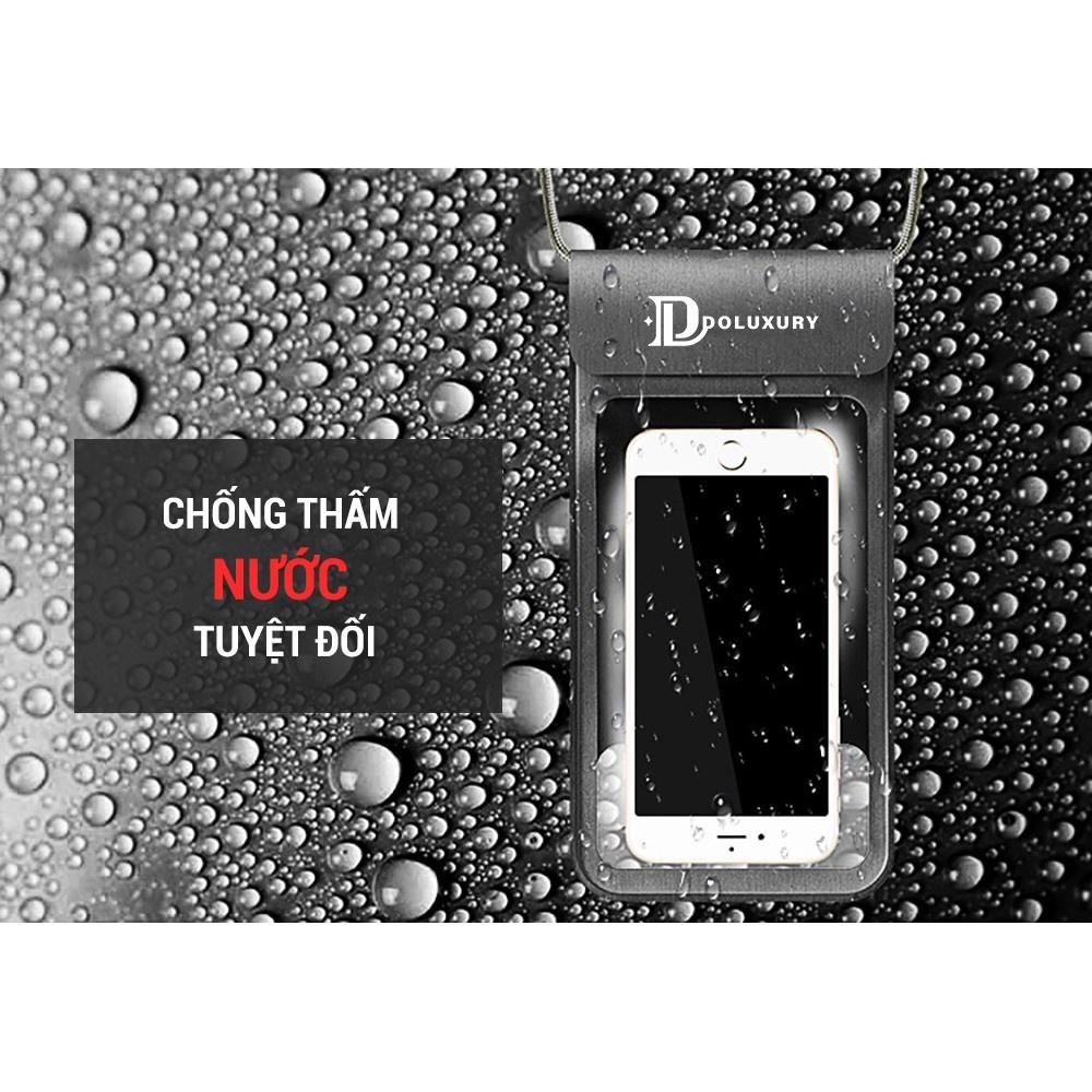 Hàng chính hãng: Túi Chống Nước Điện Thoại Cao Cấp Doluxury Túi Đựng Điện Thoại Đi Biển Tập Gym