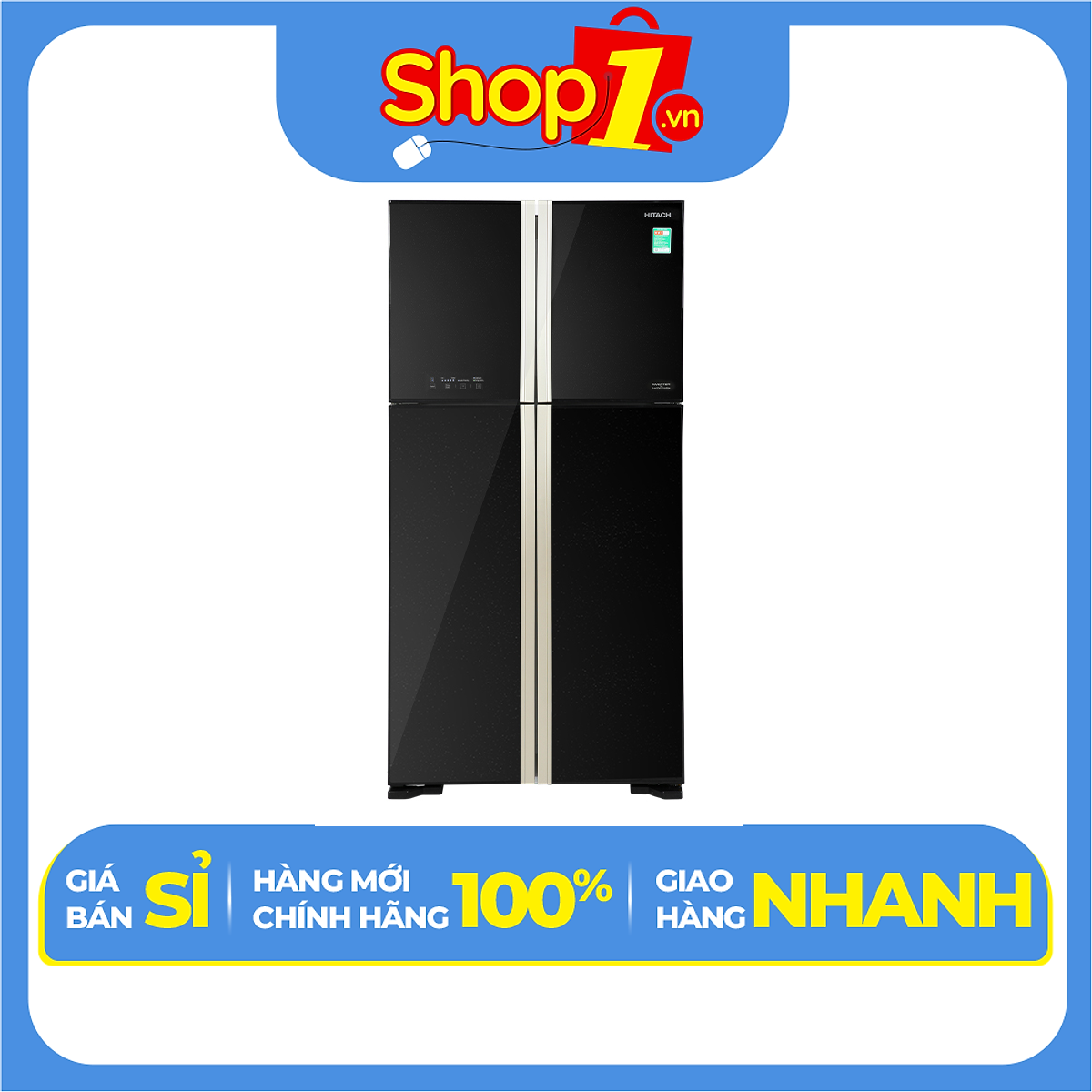 Tủ lạnh Hitachi Inverter 509 lít R-FW650PGV8  - Hàng Chính Hãng - Chỉ Giao Hà Nội
