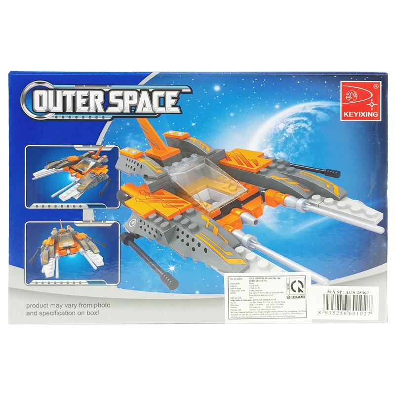 Đồ Chơi Lắp Ráp Tàu Vũ Trụ Outer Space - Keyixing AUS-25467 (146 Mảnh Ghép)