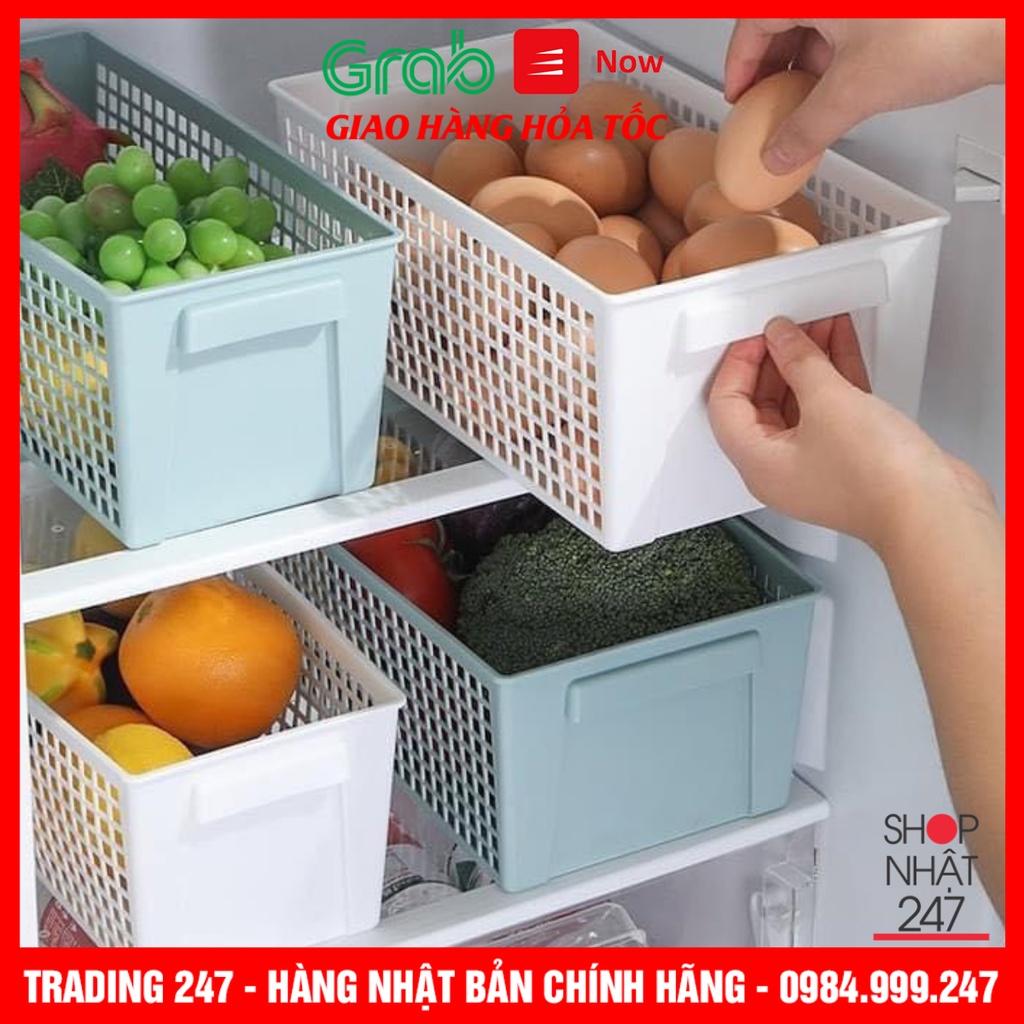 Giỏ đựng đồ đa năng dáng dài Inomata, giỏ đựng quần áo, kệ đựng dụng cụ nhà bếp, đựng mỹ phẩm Nhật Bản