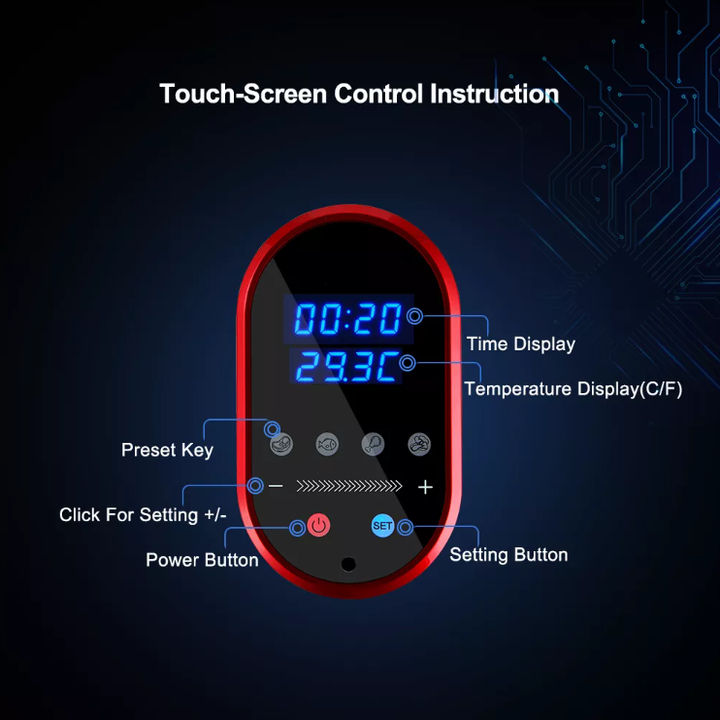 Máy nấu chậm Sous Vide BioloMix SV-1900 Smart thông minh điều khiển kết nối qua app điện thoại - HÀNG NHẬP KHẨU