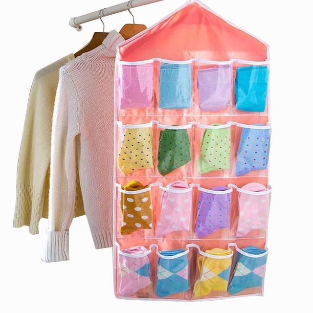 Set 5 túi treo đồ gấp gọn 16 ngăn