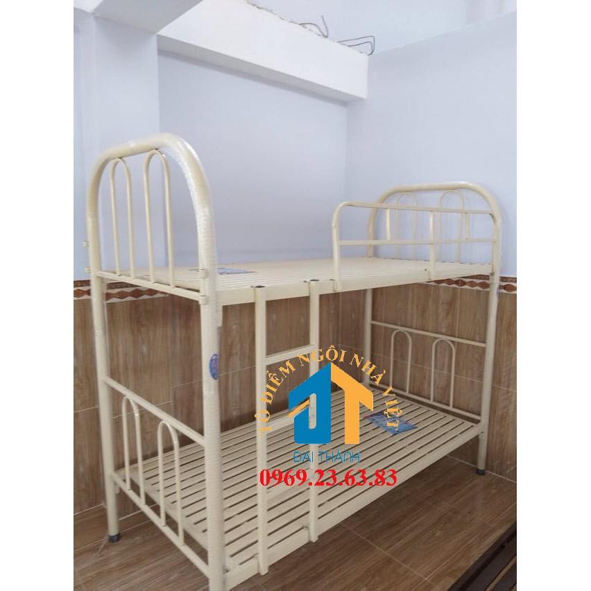 Giường Sắt 2 Tầng: Kích thước 1m2x1m2x1m7 ĐẠI THÀNH nhiều màu