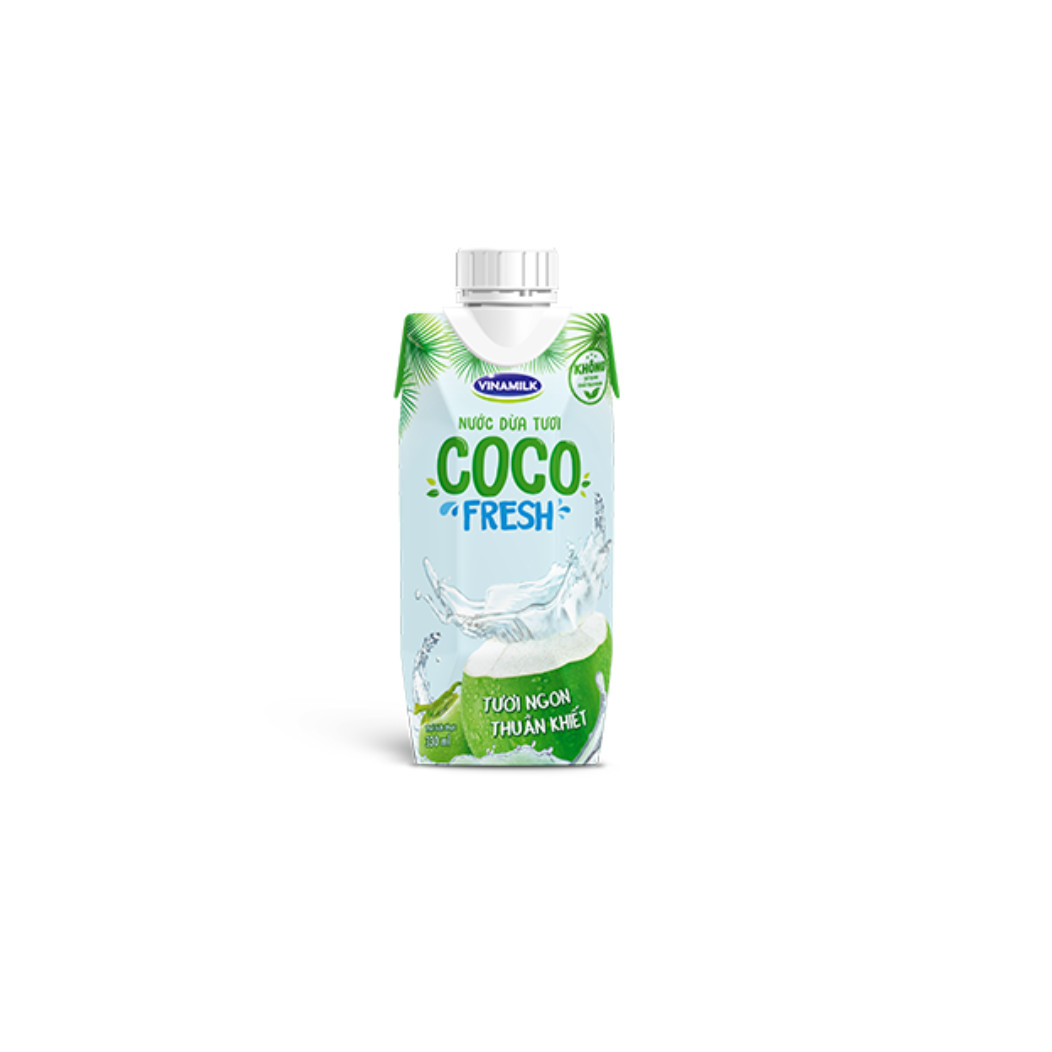 NƯỚC DỪA TƯƠI COCOFRESH - 12 HỘP 330ML