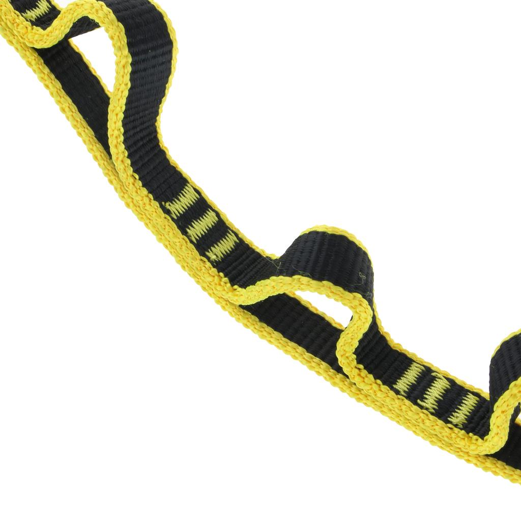 22KN Safety Rock Climbing Yoga Swing Hammock Nylon Daisy Chain