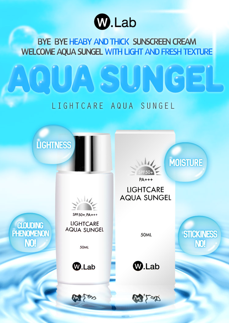 Gel Chống Nắng Dưỡng Sáng Da LightCare Aqua W.Lab Hàn Quốc