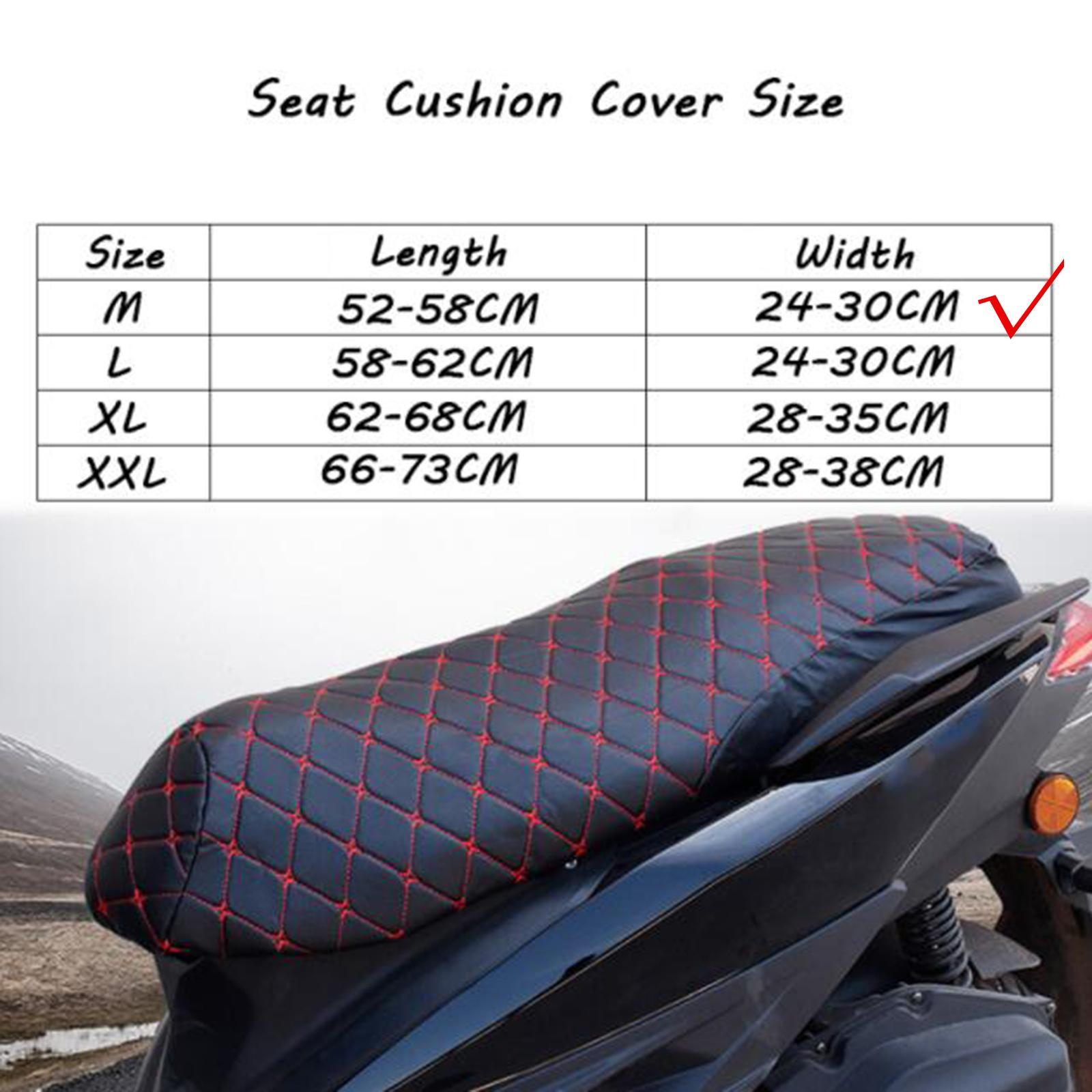 Motorcycle Seat Cushion Cover Waterproof Accessories Fabric Fit for Vehicle Outdoor