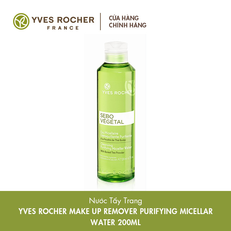 Nước Tẩy Trang Yves Rocher Make Up Remover Purifying Micellar Water 200ml