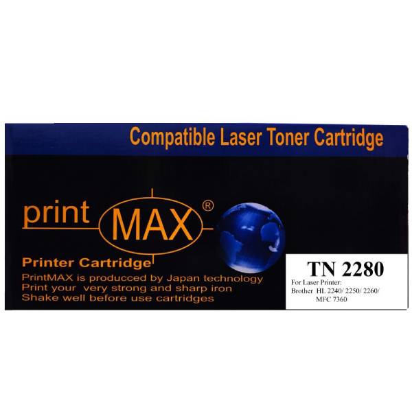 Hộp mực PrintMax dành cho máy in Brother TN 2280 - Hàng Chính Hãng