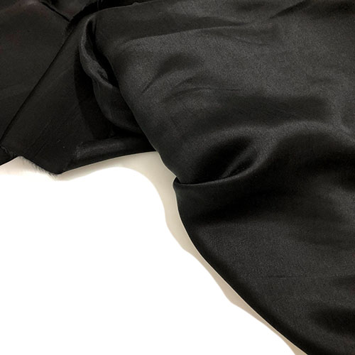 Vải Lụa Tơ Tằm satin màu đen may áo dài, dệt thủ công, khổ rộng 90cm, mềm mượt &amp; thoáng mát