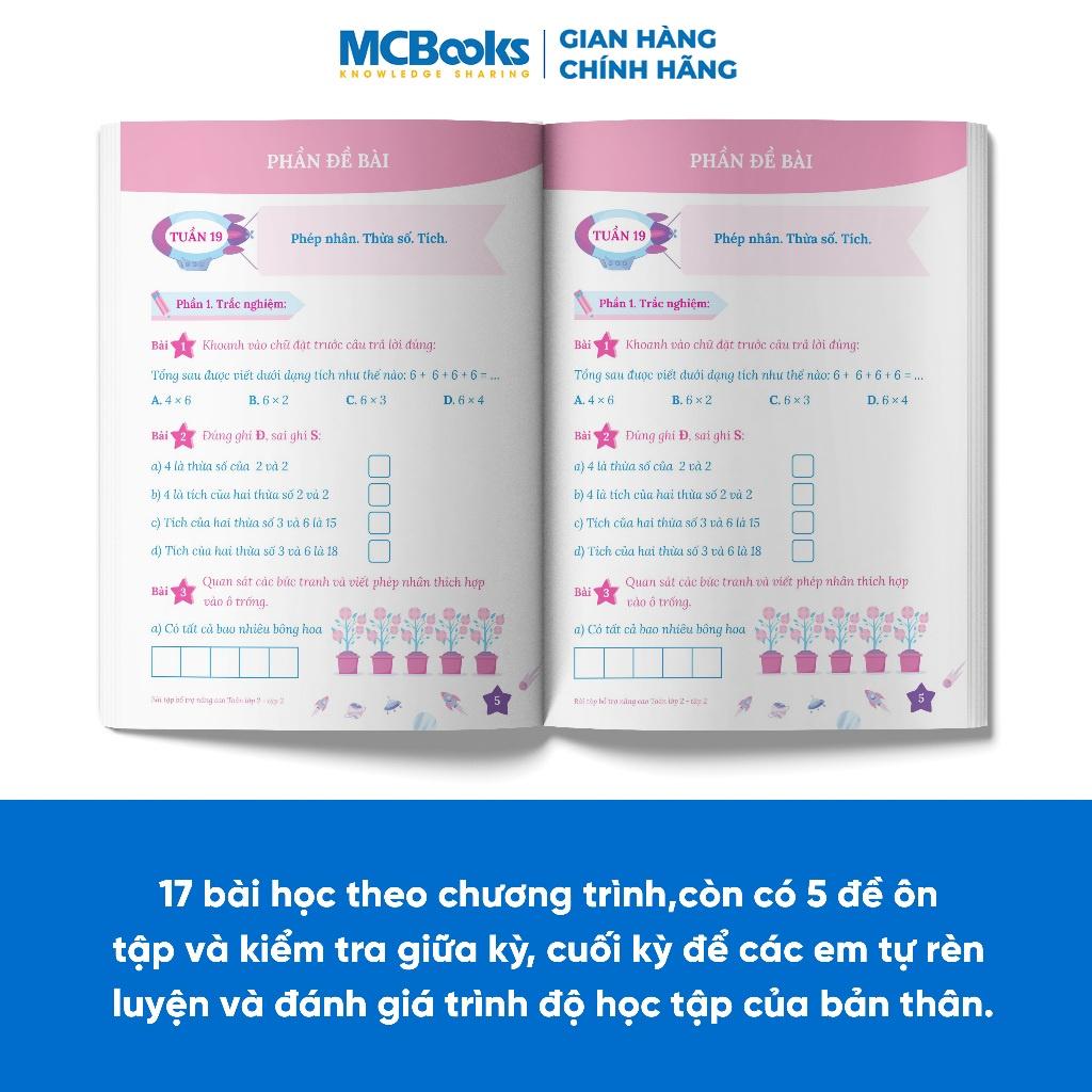 Sách Combo Bài tập bổ trợ nâng cao Toán lớp 2 - Bản Quyền