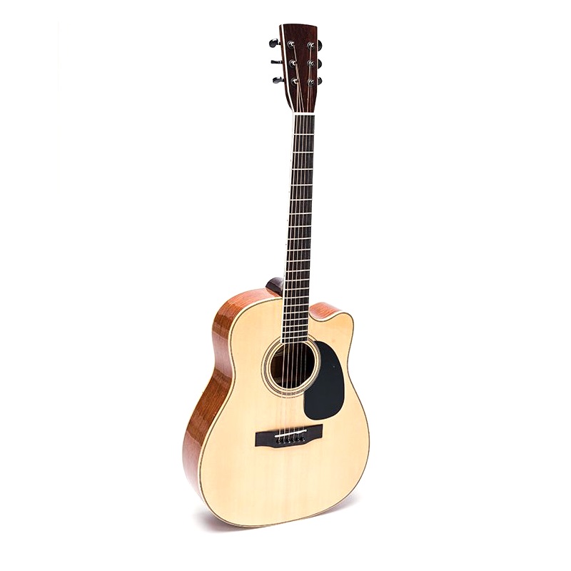 Đàn Guitar Acoustic DJ260X có EQ MET B12 gỗ hồng đào full solid cho âm thanh vang sáng có kết nối loa Duy Guitar