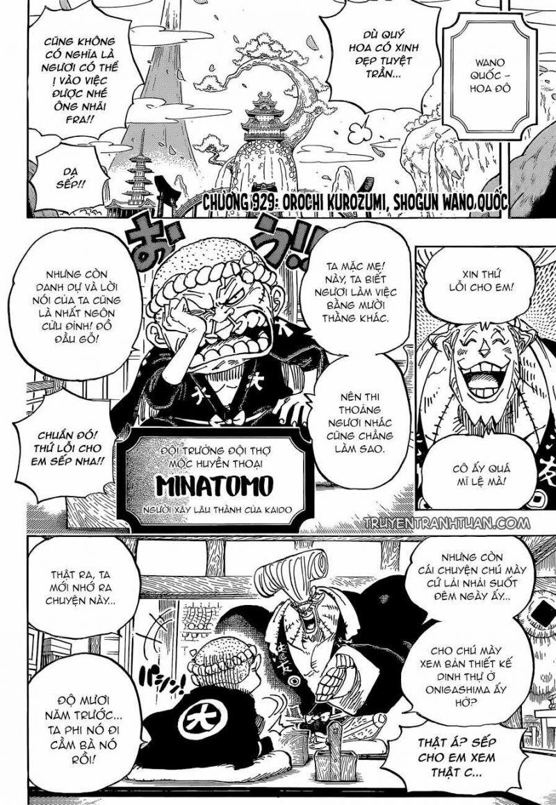 đảo hải tặc - one piece chapter 929 1