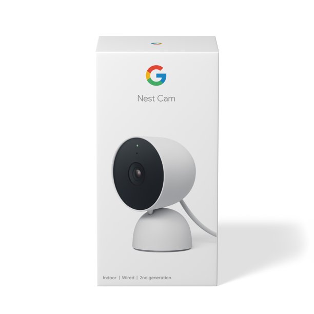 Google Nest Cam Indoor Wired Gen 2 Full HD 1080p HDR Đèn Hồng ngoại ban đêm - Hàng Nhập khẩu