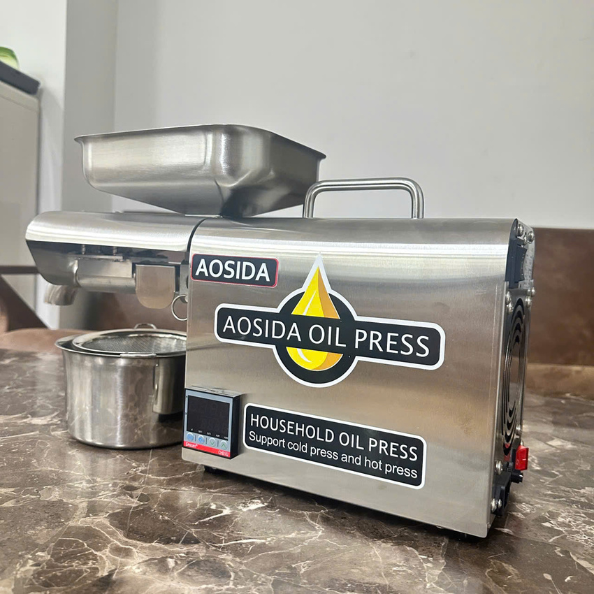 Máy ép dầu thực vật nóng và lạnh dùng trong gia đình thương hiệu Anh Quốc cao cấp AOSIDA A250 - Hàng Nhập Khẩu