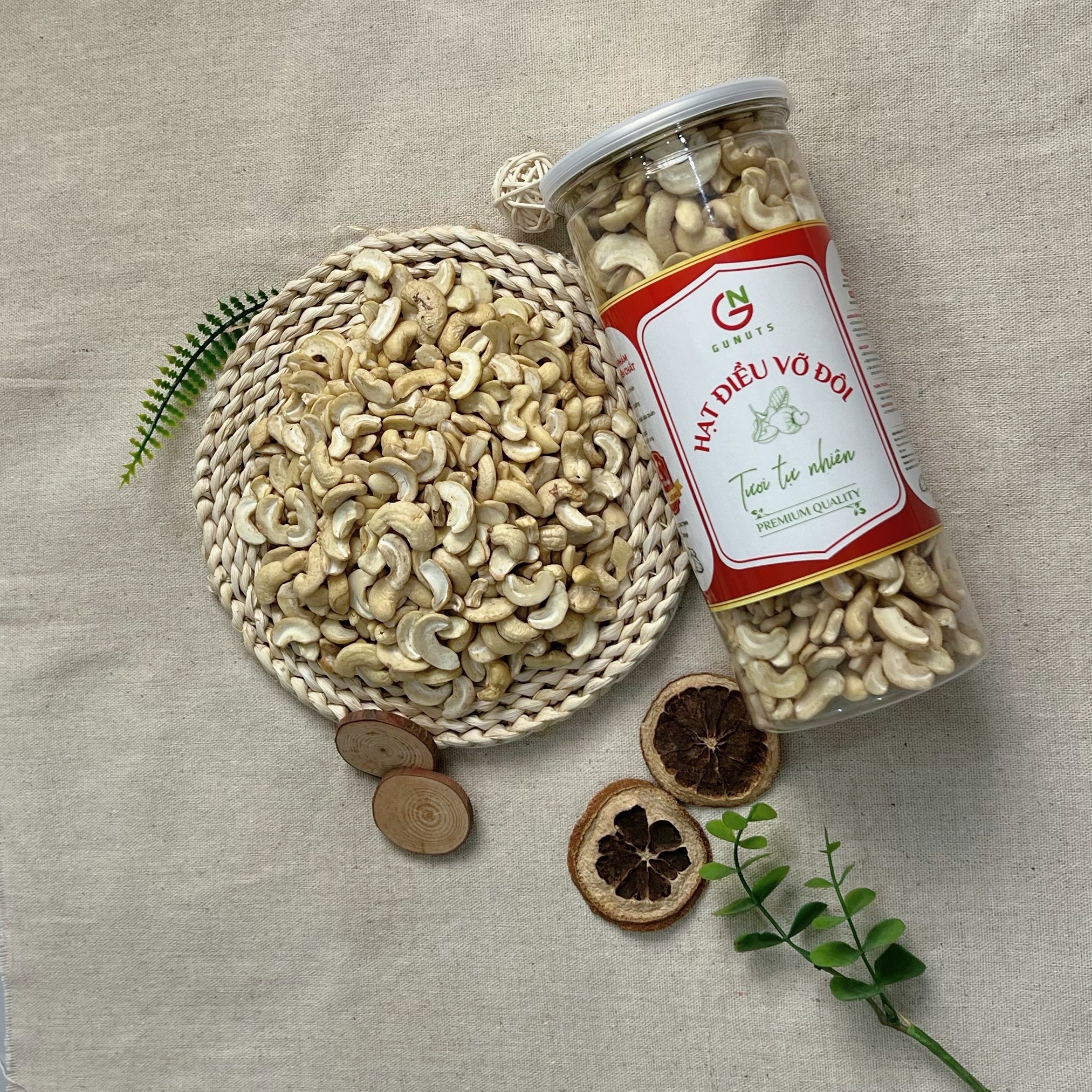 Hạt Điều Sữa Gunuts, Hạt Điều Tươi Vỡ Đôi Chế Biến Món Ăn, Sữa Hạt Dinh Dưỡng Cho Mẹ Bầu Và Bé Hộp 500gr